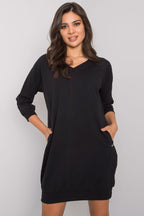 Nero / S/M Vestito in felpa comodo e versatile - 223223