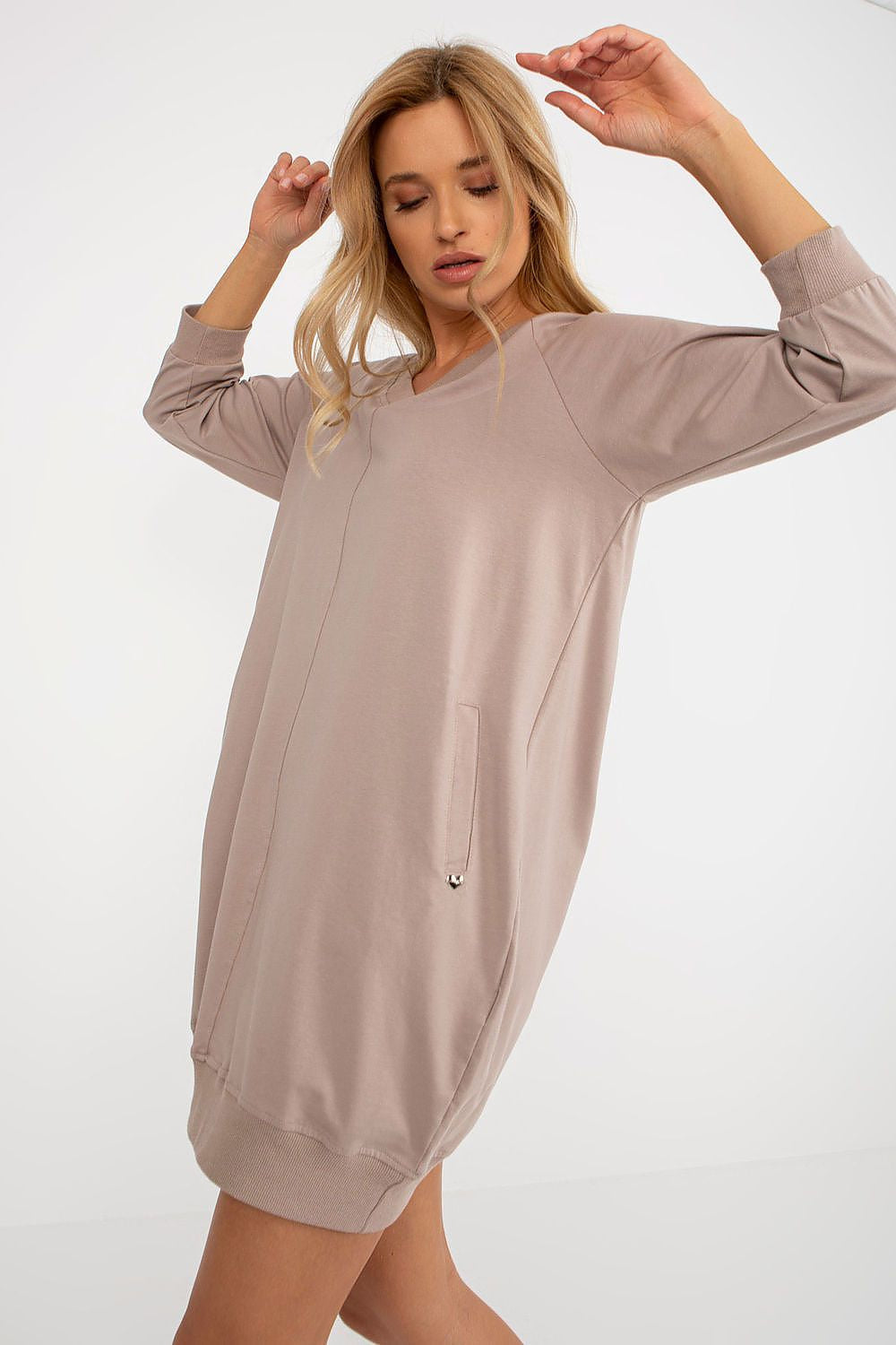 Beige / S/M Vestito in felpa comodo e versatile - 223223