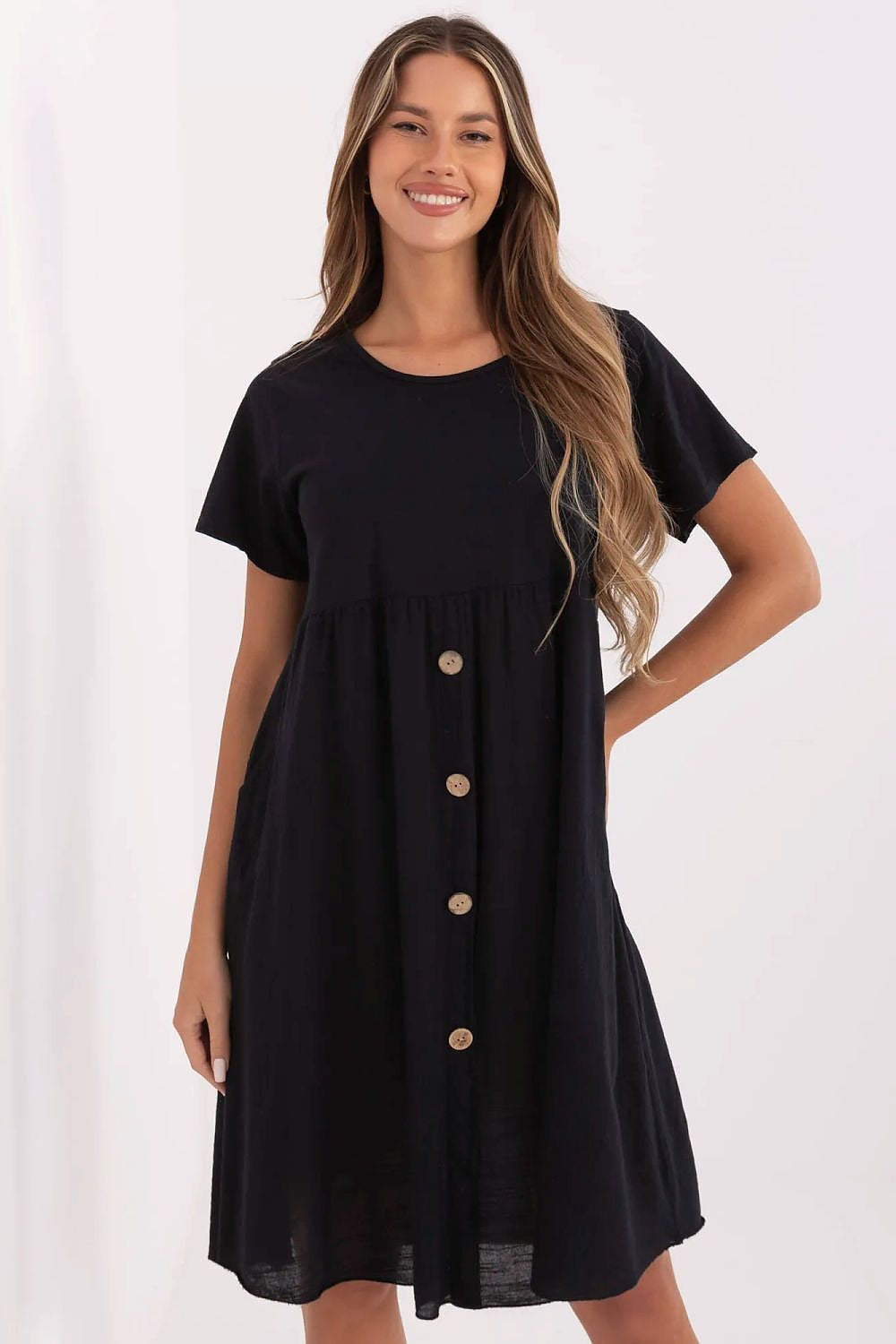 Nero / Taglia unica Vestito da giorno in cotone - 213821