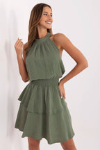 Verde / Taglia unica Vestito da giorno in cotone - 214029