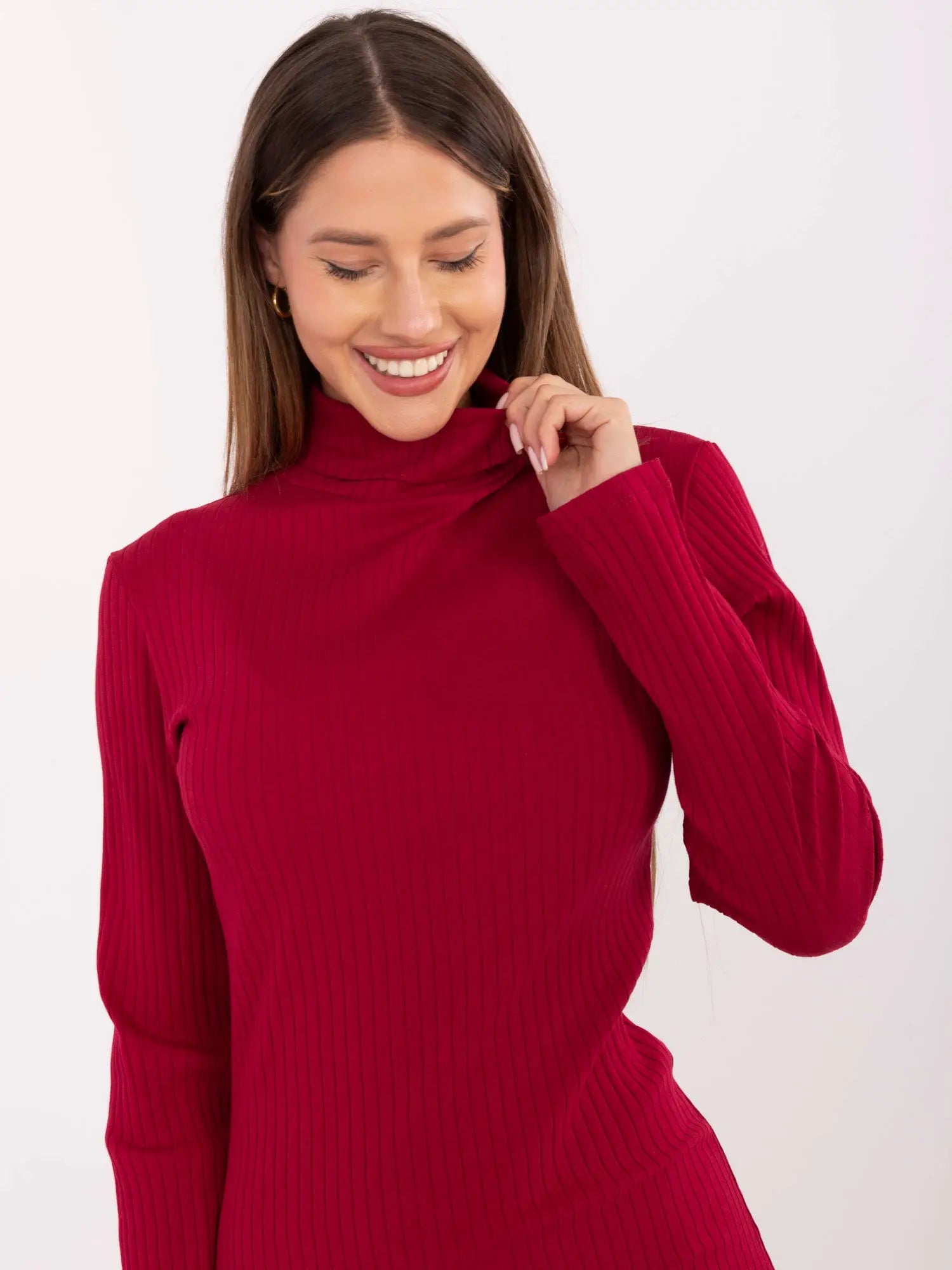 Vestito in cotone elasticizzato a coste - 221258