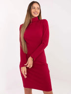 Vestito in cotone elasticizzato a coste - 221258