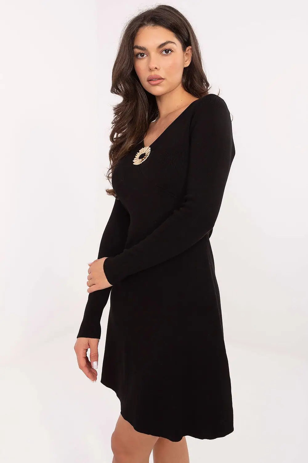 Vestito in viscosa elastcizzata a coste - 218018