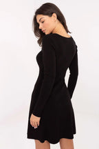 Vestito in viscosa elastcizzata a coste - 218018