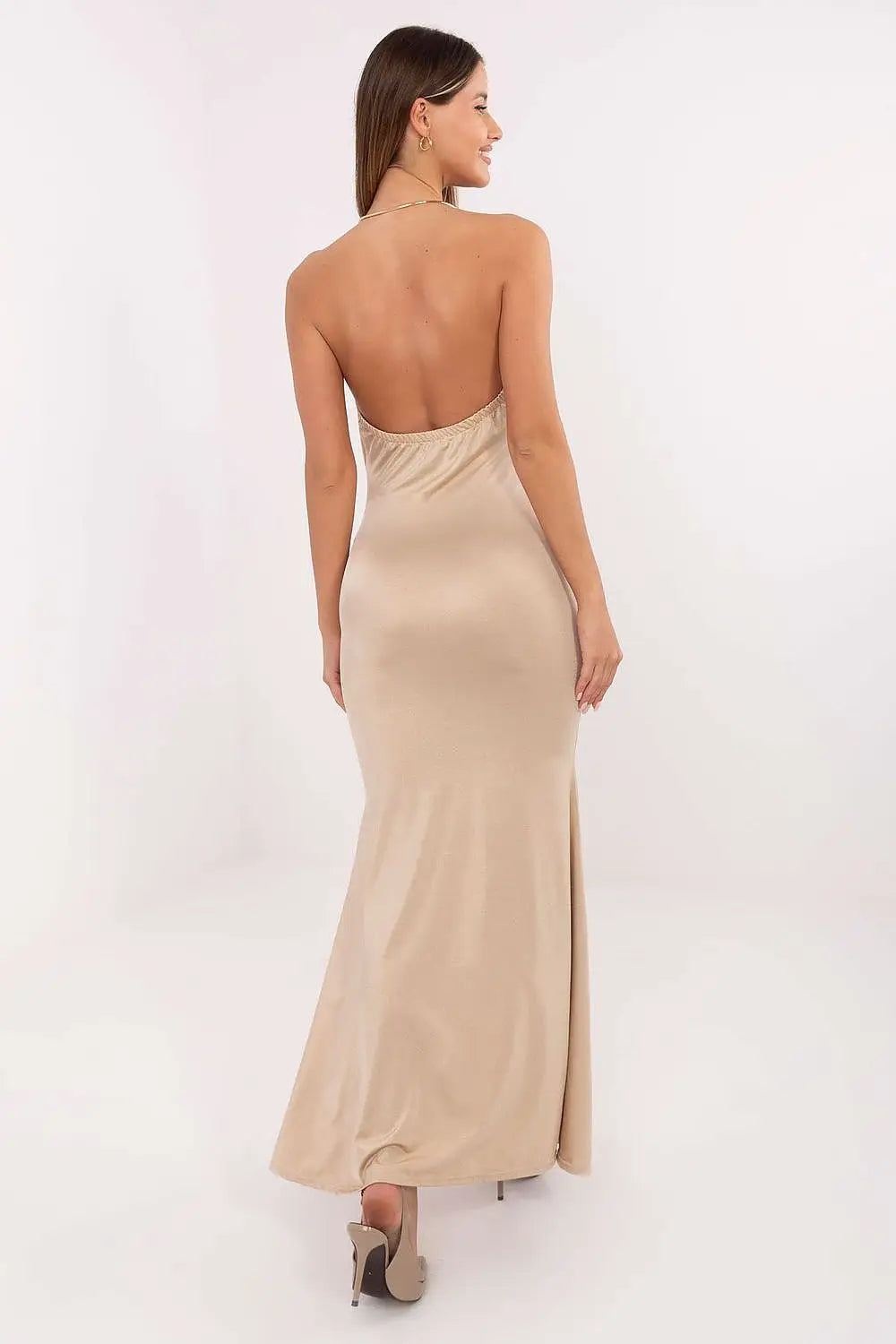 Vestito lungo con profondo - 221318