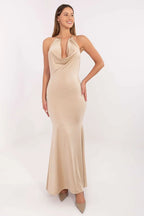 Vestito lungo con profondo - 221318