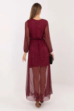 Vestito lungo in con brillantini - 221982