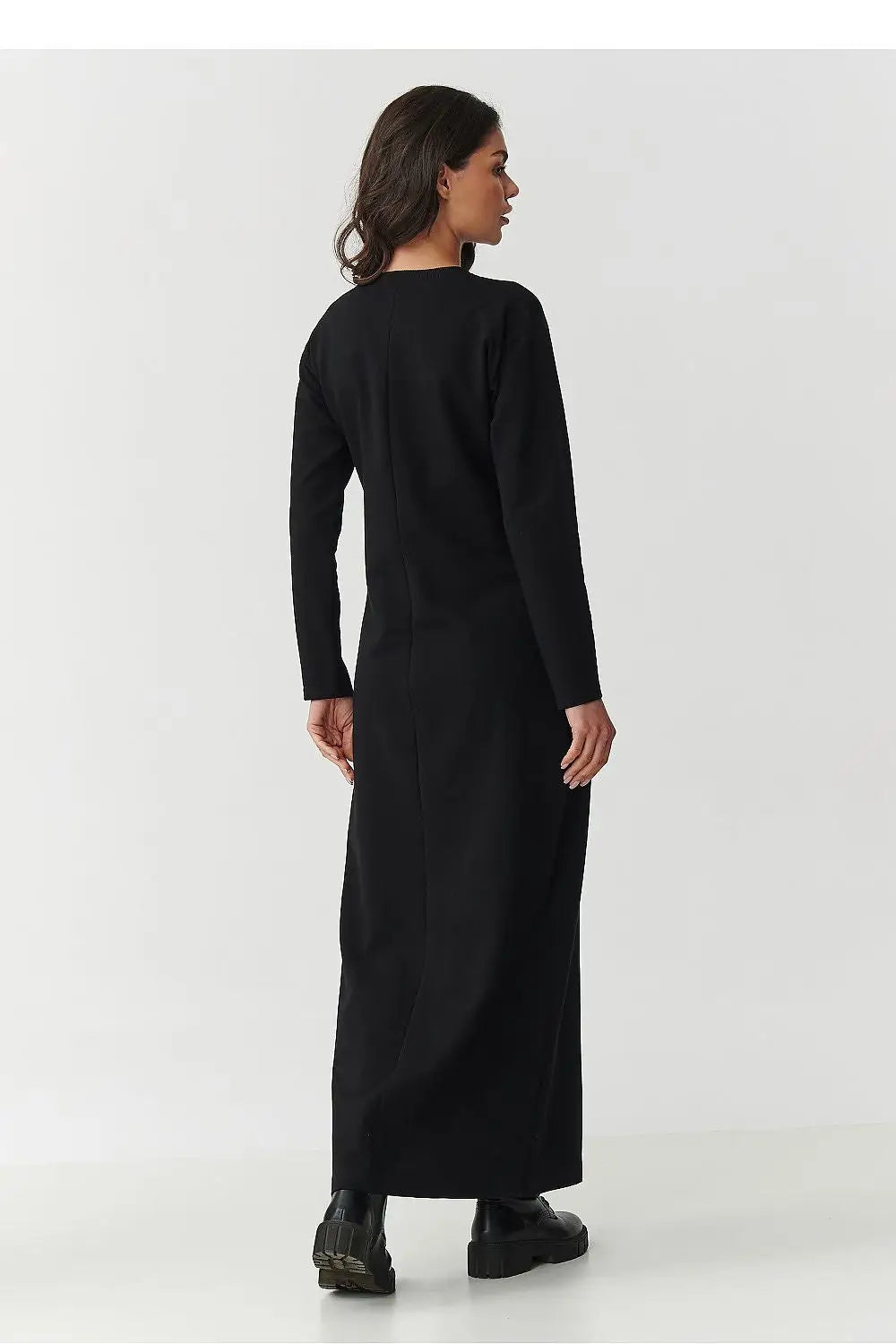 Vestito lungo in cotone elasticizzato - 217147