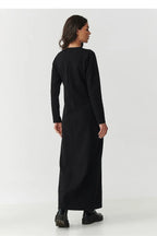 Vestito lungo in cotone elasticizzato - 217147