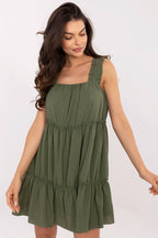 Verde / Taglia unica Vestito in mussola di cotone naturale