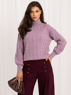 Vida 4 - Maglione da Donna a Collo Alto in Viscosa