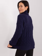 Vida 5 - Maglione da Donna a Collo Alto in Viscosa