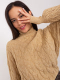 Vida 5 - Maglione da Donna a Collo Alto in Viscosa
