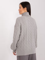 Vida 5 - Maglione da Donna a Collo Alto in Viscosa
