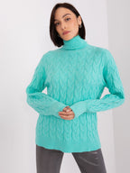 Vida 5 - Maglione da Donna a Collo Alto in Viscosa