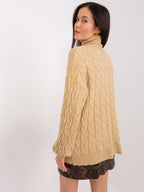Vida 5 - Maglione da Donna a Collo Alto in Viscosa
